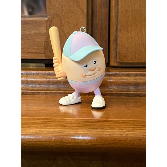 Vintage Hallmark Easter Eggs in Sports Ornament Easter Egg Ornaments Baseball - Picture 2 of 4